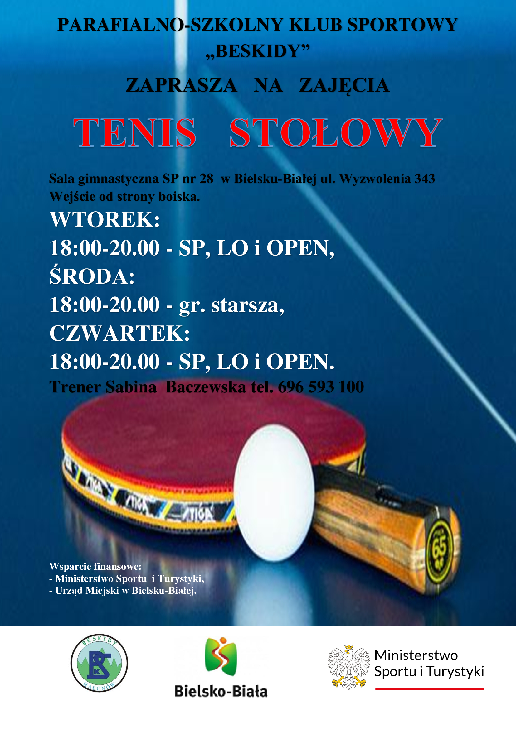 Plakat tenis NOWY